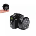 Ficha técnica e caractérísticas do produto Mini Micro Câmera Dv Filmadora Espiã 720p 2mp Menor do Mundo