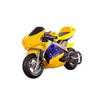 Ficha técnica e caractérísticas do produto Mini Moto Bull BK-R6 - Amarelo