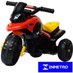 Ficha técnica e caractérísticas do produto Mini Moto Elétrica Triciclo Criança Infantil Bateria 6V Preta GS R1200 Bivolt