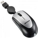 Ficha técnica e caractérísticas do produto Mini Mouse com Cabo Retrátil USB 800DPI MO073 / MULTILASER Preto