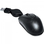 Ficha técnica e caractérísticas do produto Mini Mouse com Cabo Retratil USB 800DPI MO48 Preto Multilaser