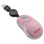 Ficha técnica e caractérísticas do produto Mini Mouse Multilaser Retrátil Rosa - MO115