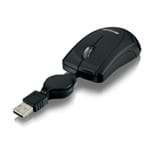 Ficha técnica e caractérísticas do produto Mini Mouse Multilaser USB Mini Retrátil Preto - MO159 MO159