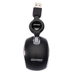 Ficha técnica e caractérísticas do produto Mini Mouse Óptico Maxprint 606200 USB C/ Cabo Retrátil - Preto