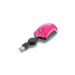 Multilaser Mini Mouse Retrátil Usb Pink Mo161