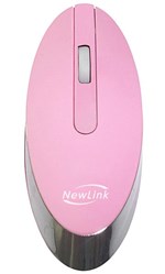 Ficha técnica e caractérísticas do produto Mini Mouse S/ Fio C/ Bateria de Lítio Style Rosa Mo103 Newlink