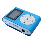 Ficha técnica e caractérísticas do produto Mini Mp3 Player C/ Entrada Cartão de Memória e Fone de Ouvido com Display Azul