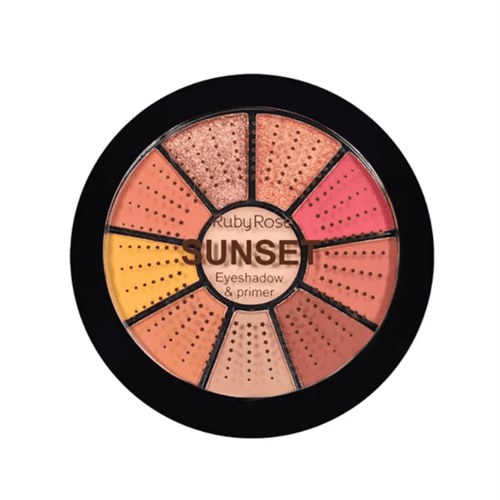 Ficha técnica e caractérísticas do produto Mini Paleta de Sombras Sunset - Ruby Rose Sunset