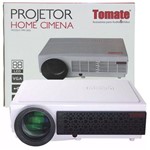 Mini Projetor de Led Full HD Datashow 3000 Lumens Home Cinema 1080p USB Até 120´´ Tomate Mpr-2002