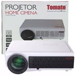 Ficha técnica e caractérísticas do produto Mini Projetor de Led Full HD Datashow 3000 Lumens Home Cinema 1080p USB Até 120´´ Tomate Mpr-2002