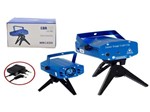 Ficha técnica e caractérísticas do produto Mini Projetor Holografico a Laser 6 Desenhos e Movimento com Tripe Azul LUATEK 173B 173B LUATEK