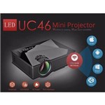 Ficha técnica e caractérísticas do produto Mini Projetor Led Profissional 1200 Lumen Wifi Miracast Uc46