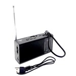 Ficha técnica e caractérísticas do produto Mini Rádio J-351 Fm/am/USB/sd/receptor de 3 Bandas