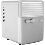 Ficha técnica e caractérísticas do produto Mini Refrigerador e Aquecedor Fixxar Portátil 5 Litros Retrô Trivolt Prata