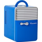 Ficha técnica e caractérísticas do produto Mini Refrigerador e Aquecedor Portátil 5L Retrô Azul - Fixxar