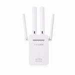 Ficha técnica e caractérísticas do produto Mini Roteador Wireless 4 Antenas Repetidor Wi-Fi 2800M - Melhores Ofertas.net