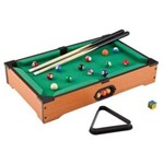 Ficha técnica e caractérísticas do produto Mini Sinuca Snooker Bilhar Completa com Tacos de Madeira e Bolas