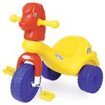 Ficha técnica e caractérísticas do produto Mini Triciclo Infantil Pocotó Amarelo Xalingo
