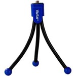 Ficha técnica e caractérísticas do produto Mini Tripé Flexível para Câmera 10cm Vivvt2 Vivitar - Azul