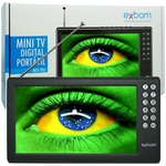 Ficha técnica e caractérísticas do produto Mini Tv Digital Portátil HD Tela 7.0 Polegadas Usb Sd Rádio Fm Isdb-t Monitor Exbom MTV-70A