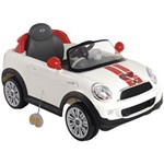 Ficha técnica e caractérísticas do produto Mini Veículo Carro Elétrico Mini Cooper S Coupe Branco Kiddo