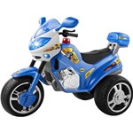 Ficha técnica e caractérísticas do produto Mini Veículo Infantil Super Moto Polícia Azul 12V - Magic Toys