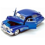 Ficha técnica e caractérísticas do produto Miniatura Carro de Coleção Chevrolet 1948 Aerosedan Fleetline Escala 1/24 Motormax Azul