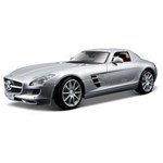 Ficha técnica e caractérísticas do produto Miniatura Carro - Mercedes Benz Sls Amg - 1/18 - Premiere Edition - Prata - Maisto Maisto