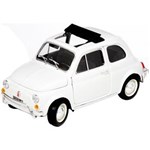 Ficha técnica e caractérísticas do produto Miniatura Fiat 500 L 1965 Branco Bburago 1/18
