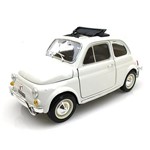 Ficha técnica e caractérísticas do produto Miniatura Fiat 500 L 1968 Branco Bburago 1/18