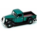 Ficha técnica e caractérísticas do produto Miniatura Ford Pick Up 1937 Verde Motormax 1/24