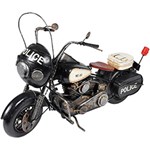Ficha técnica e caractérísticas do produto Miniatura Motocicleta Decorativo Dr0126 Preta - BTC