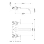 Ficha técnica e caractérísticas do produto Misturador De Parede Para Lavatório Square 00436406 Docol