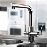 Ficha técnica e caractérísticas do produto Misturador Monomix Cozinha com Saída para Água Filtrada Lorenround 4263 C60