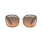 Ficha técnica e caractérísticas do produto Miu Miu Eyewear Óculos de Sol com Vazado 'Scenique' - Marrom
