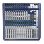 Ficha técnica e caractérísticas do produto Mixer Analogico 16 Canais Signature PRETO/AZUL Soundcraft