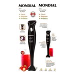 Ficha técnica e caractérísticas do produto Mixer Mondial Versatile Black M-08 com Copo 200W