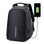 Ficha técnica e caractérísticas do produto Mochila Anti Furto Impermeável com USB Integrado M2417p