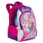 Ficha técnica e caractérísticas do produto Mochila de Costas Barbie Aventura Nas Estrelas 64739 Média - Pink
