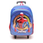 Mochila de Rodinhas Sestini Infantil Spider-Man 17x G Azul/Vermelha Azul / Vermelho Único