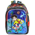 Ficha técnica e caractérísticas do produto Mochila escolar infantil com personagens lúdicos