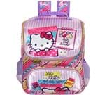 Ficha técnica e caractérísticas do produto Mochila Escolar Infantil Hello Kitty Pink - 7882