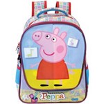 Ficha técnica e caractérísticas do produto Mochila Escolar Peppa Pig Hora da Brincadeira