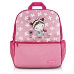 Mochila Escolar Infantil Rosa Microfibra