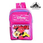 Ficha técnica e caractérísticas do produto Mochila Infantil Escolar de Costas Minnie - Rosa