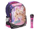 Mochila Infantil Escolar Tam. M Sestini Barbie - Rock In Royals com Microfone