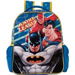 Ficha técnica e caractérísticas do produto Mochila Infantil Grande Liga da Justiça Keepers Azul - Xeryus