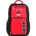 Ficha técnica e caractérísticas do produto Mochila NBA Miami Heat Preta/Vermelha Dermiwil 37179