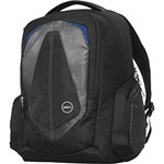 Ficha técnica e caractérísticas do produto Mochila para Notebook Dell Adventure Preta e Azul - Até 15.6 Polegadas