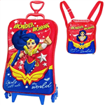 Ficha técnica e caractérísticas do produto Mochilete 3D DC Super Hero Girl com Lancheira - Maxtoy